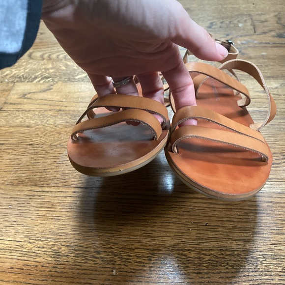 Lucky Brand Addie Sandal in Almond Natural Leather - Picture 8 of 10